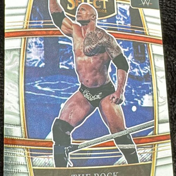 2022 The Rock WWE Panini Select Retail Concourse Wrestling Card